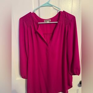 Pleione Fuchsia Blouse